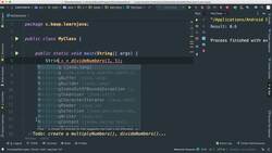 Comprehensive Android Developer Bootcamp - Return Types in Methods - Double Return Type Instructional Video