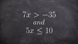 How to solve and graph a compound inequality with AND Instructional Video