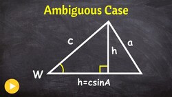 Ambiguous Cases, Law of Sines Instructional Video