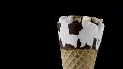 Cone ice cream Stock Footage