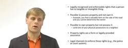 Purpose of Ownership Rights in Property Instructional Video