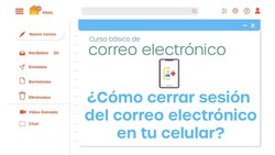 ¿Cómo cerrar sesión del correo electrónico desde el celular? Instructional Video