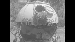 Men preparing stratosphere balloon for launching near Rapid City, SD, and waiting for favorable weather News Clip