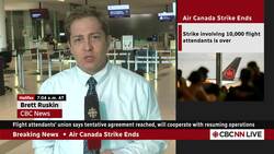 Air Canada strike over, with tentative deal reached, airline and union say News Clip