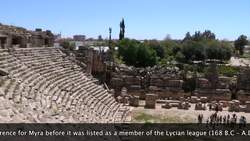 Turkey, Lycia - Ancient city of Myra Stock Footage