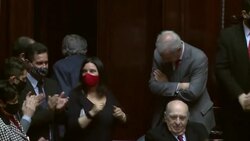 CLEAN : Iconic ex Uruguay President Mujica leaves Senate after resigning News Clip