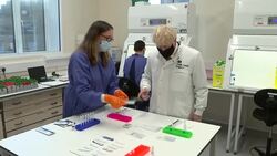 Boris Johnson Visit to Public Health England News Clip