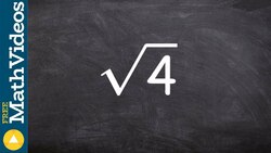How to evaluate the square root of a perfect square number Instructional Video
