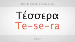 How to Count to 10 in Greek Instructional Video