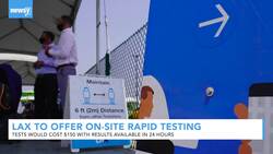 LAX To Offer On-Site Rapid Testing News Clip