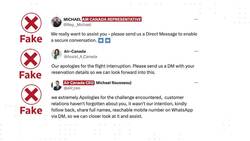 She complained about a delayed flight on social media — scammers hit reply News Clip