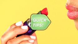 Quick Tips: How to Keep Lipstick Off Your Teeth Instructional Video