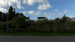 Denmark XV synched series right side driving studio process plate background Stock Footage