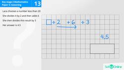 KS2 Primary Maths Age 13-17 - Ratio, Proportion and Algebra: Formulas and Expressions - Explained Instructional Video