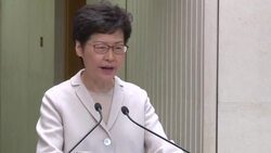 CLEAN : Hong Kong leader admits voter unhappiness News Clip