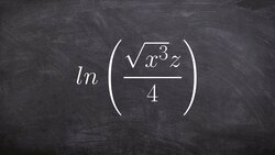 How to expand a logarithm to multiple logs using properties of logarithms Instructional Video