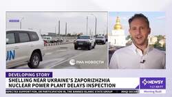 U.N. Inspectors Arrive At Ukraine Nuclear Plant Amid Fighting News Clip