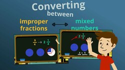 Converting Improper Fractions & Mixed Numbers Instructional Video