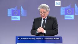 Brussels unveils €500-million plan to support Ukraine and put the EU industry in 'war economy mode' News Clip