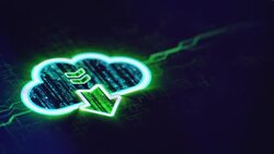 Cloud computing solution Stock Footage