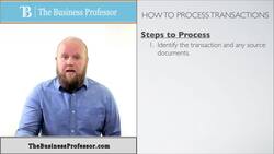Processing Transactions - Journals and T Tables - Accounting Instructional Video