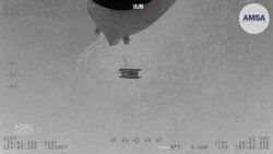 #TheMoment sailors were rescued after their boat was attacked by sharks News Clip