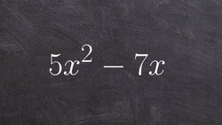 Using factor trees to identify the GCF and factor it out of a binomial Instructional Video
