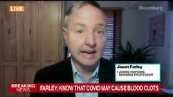 Covid-19 Blood Clot Risk Rises With Age: Johns Hopkins News Clip