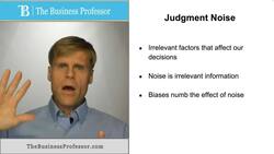 Judgment Noise Instructional Video