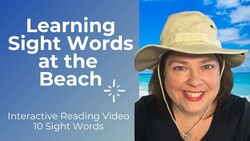 Sight Words for Kids: Collect Shells at the Beach (sight word fluency) Instructional Video