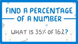 GCSE Maths - How to Find a Percentage of a Number #92 Instructional Video