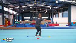Elementary gymnastics - Misc - 7 jump & turn Instructional Video