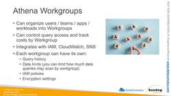 AWS Certified Data Analytics Specialty 2021 - Hands-On! - Athena and Glue, Costs, and Security Instructional Video