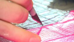 See a Winnipeg artist make detailed portraits with duct tape News Clip