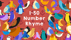 1-50 Number Rhyme Instructional Video