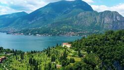 Lake Como and Garda: Drone Views of Italy's Twin Jewels Stock Footage