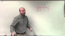 Simplifying an expression with brackets and parenthesis Instructional Video