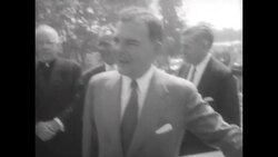 US and Canada launch joint power project on St. Lawrence River at Massena, NY, and Cornwall, Ontario News Clip