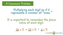 Multiplying Multi-Digit Numbers Using the Area Model Instructional Video
