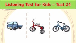 Listening Test 24 Instructional Video