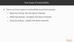 Describe cyber attacks that could affect a computer system or network : Network Vulnerability Test Scope and Process Instructional Video
