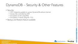 AWS Certified Data Analytics Specialty 2021 – Hands-On - DynamoDB Security Instructional Video