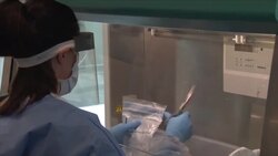 Coronavirus Testing Laboratory Glasgow News Clip