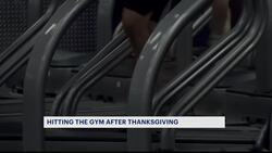 People take to the gym to work off Thanksgiving food News Clip