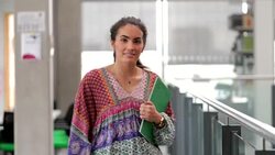 Portrait of Female in a Working Environment Stock Footage