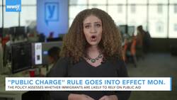 'Public Charge' Immigration Rule Goes Into Effect Monday News Clip