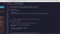 The Complete Solidity Course - Zero to Advanced for Blockchain and Smart Contracts - How to Write a Function Modifier in Solidity Instructional Video