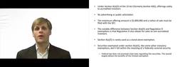 Section 4(a)(5) - Statutory Securities Exemption Instructional Video