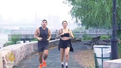 Smokey haze by Canadian wildfire covers New York City's skyline News Clip