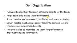 Agile Scrum Master Certification Exam Prep (CSM) - Self-Organization Instructional Video